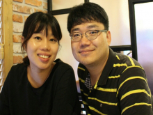 조현종 전도사님, 이혜경 사모님
